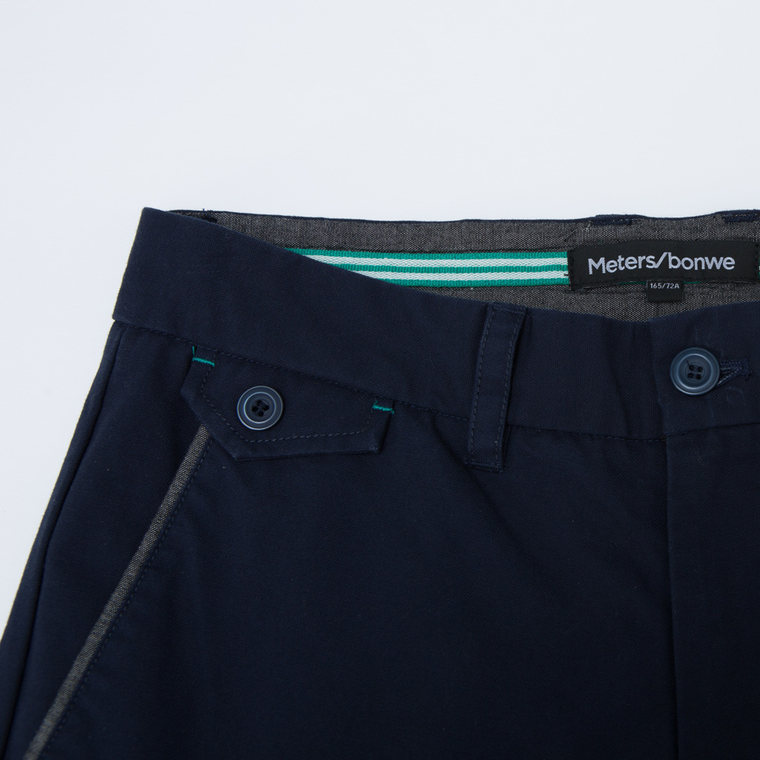 美特斯邦威2015秋装新款男双带盖设计修身长裤吊牌价239元