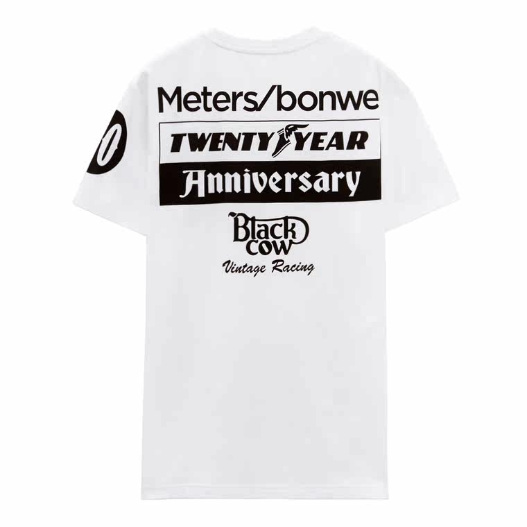 美特斯邦威2015夏装男MTEE BLACKCOW横线印花短袖T恤吊牌价99元