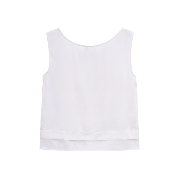 美特斯邦威2015夏新款女多方案无袖潮修身短袖衬衫吊牌价99元