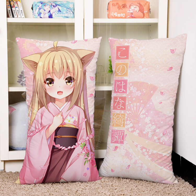 this flower pavilion qi tan this flower qi tan pomelo anime two-dimensional sleeping pillow rectangular pillow surrounding the pillow