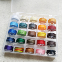 Fine wax line European handmade book diy wire Hand-made round wax line Bare ridge lock line Book binding