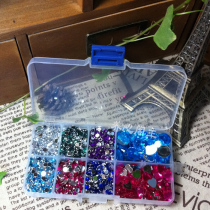 Round heart-shaped flat bottom non-porous acrylic drill DIY handmade jewelry accessories gem patch do it