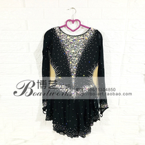 Boyi professional customized figure skating clothing Children adult competition performance grading skating dress A1236