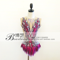 Boyi professional tailor-made rhythmic gymnastics clothing Childrens adult rhythmic gymnastics competition performance skirt G1249