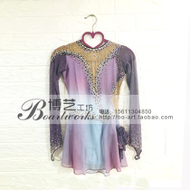 Boyi professional customized figure skating clothing Children adult competition performance grading skating dress A1246