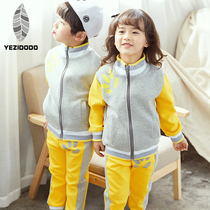 Kindergarten garden clothes spring and autumn two-piece sets of childrens primary school uniforms Sports suits Spring and autumn school teacher class clothes