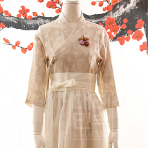 South Koreas original imported life Korean suit North Korean ethnic clothing pure linen Tiptresses dress H-S01263