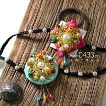 South Korean imports of children trembling hairdrester hair stirrup Rope North Korea Ethnic Performances Performance Headwear H-P03901