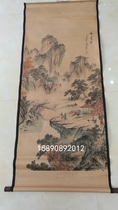 Celebrity calligraphy and painting antique painting Chinese painting figure Zhang Daqian Mountain ornamental living room decoration painting scroll painting