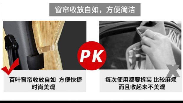 Roeway RX3 car curtain special car track heat insulation shading sunshade retractable privacy side curtain