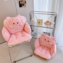 Cartoon cat cushion office home carpet chair cushion cushion integrated cushion Japanese tatami lazy sofa