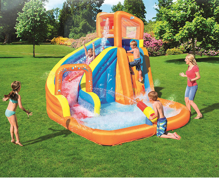 Детский надувной бассейн 原装正品儿童充气城堡多人室内外大型蹦蹦跳床滑梯家用游乐场 Bestway
