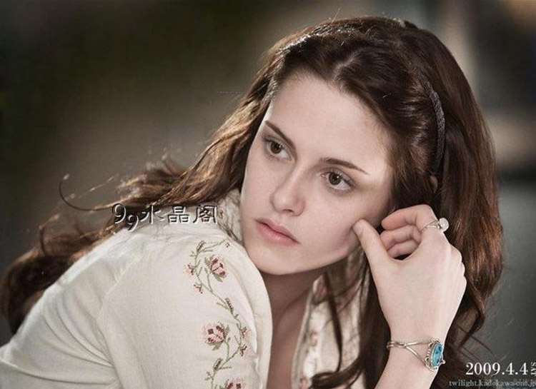 twilight 暮光之城 贝拉同款戒指 指环 天然月光石戒指 925银_7折现价