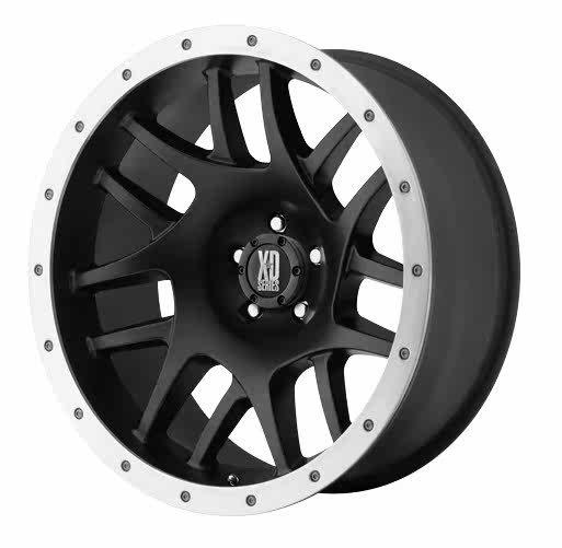 越野车改装 牧马人改装 xd系列 xd123 轮毂 牧马人17寸 黑色装饰