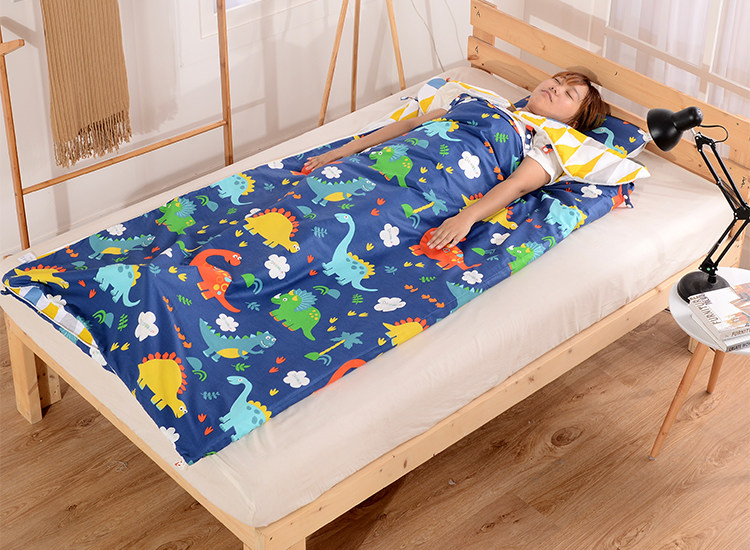 儿童睡袋秋冬季婴儿宝宝加厚防踢神器大人成人小孩子大童防踢被