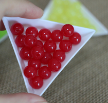 10mm jelly straight hole round pearl cherry grape loquat microhook flower and grass embroidery berries accessories