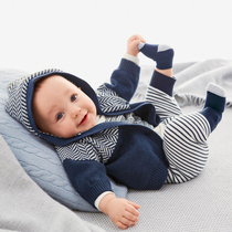 Newborn baby clothes Newborn baby spring clothes Male foreign style outerwear Cute super cute suit Net red climbing suit