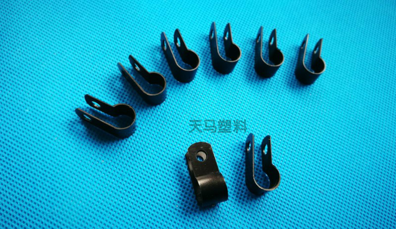 r型线夹电线缆定位理线卡子固定器塑料夹线环扣线卡配线纽固线夹