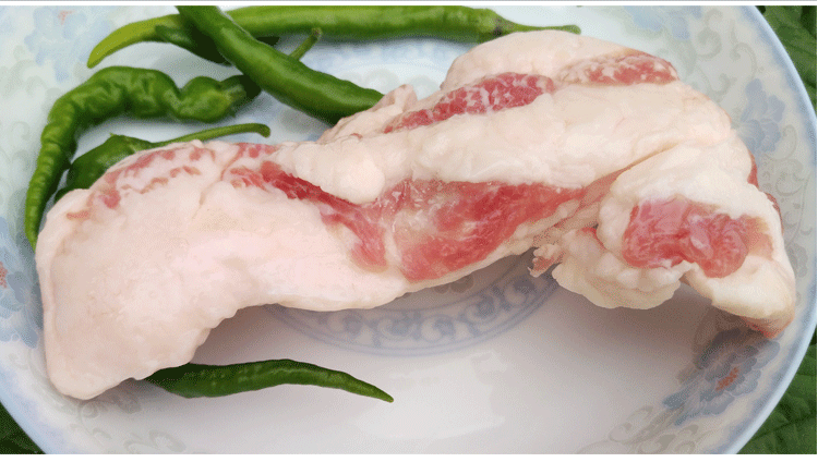 新鲜牛胸口油牛胸口朥火锅食材潮汕火锅食材脆香不腻胸口串