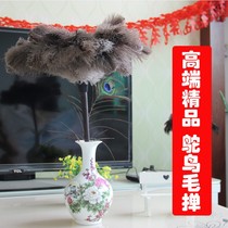 Ostrich hair dust duster ebony pole Exquisite model Carefully selected soft ostrich hair household car funny cat stick