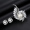 Temperament pearl brooch+CY037 [white diamond] ear