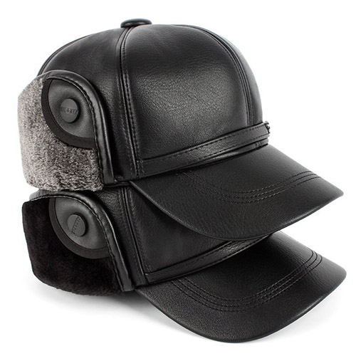 中老年人帽子男士冬季护耳帽老头帽冬天棒球帽棉帽加厚保暖老人帽产品展示图4