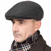 Middle aged mens hat winter thickened warm protective ear middle-aged dad old man hat winter grandpa Duck Tongue Cap