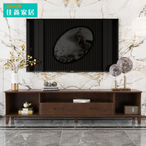 Full cedar TV cabinet Coffee table combination Chinese solid wood floor cabinet Small household living room locker factory direct sales