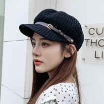 Aniseed hat Child spring Summer Korean version 100 lap Beree hat out of the sun hat sunscreen sunscreen Tongue Cap Grass Hat Mesh Hat