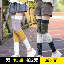 Point Dot Flower Yarn Thickened Warm Socks Knit Wool Cord Over Knee Socks High Silo Stockings Socks Lady Heaps Stocking Socks Boots Cover