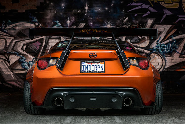 gt86/brz rocket bunny大尾翼/丰田gt86改装尾翼/brz碳纤gt尾翼