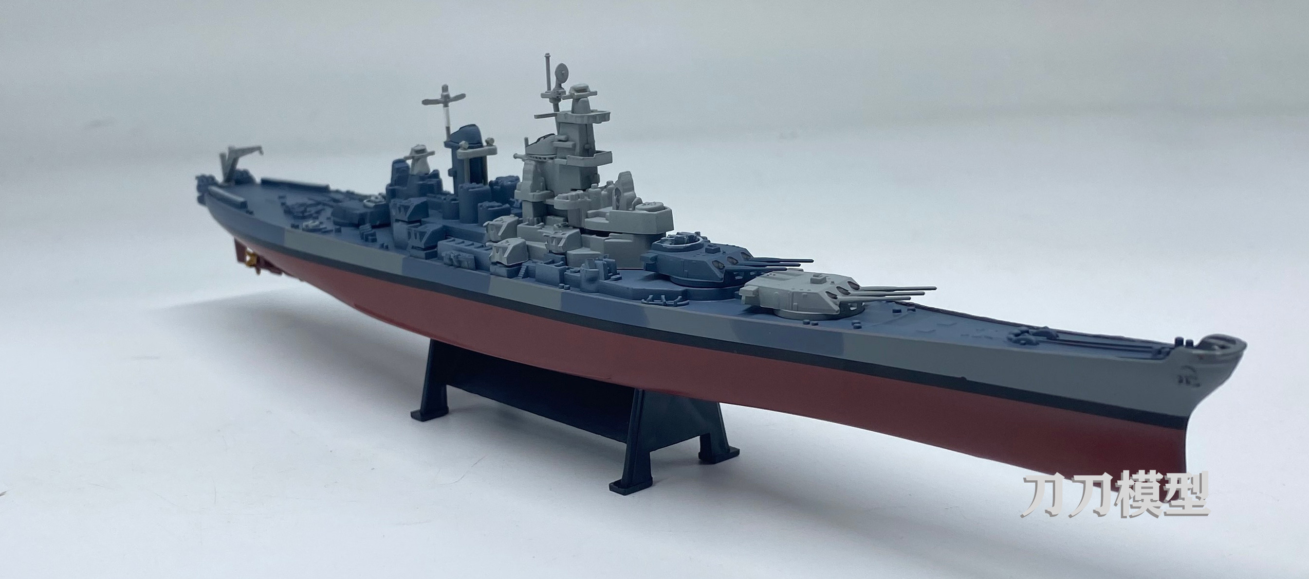 二战航母模型成品0美国依阿华号战列舰bb61军舰战舰仿真静态摆件