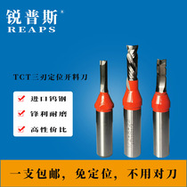 Sharp 3 blades open material straight knife wood working open material three blades TCT open material knife notched 6 mm 8 mm open material knife