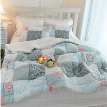 Aika love home Korea cotton bed spring and autumn single quilt garden flower quilt quilt