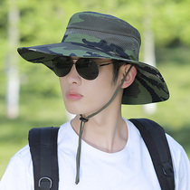 Fisherman Hat Mens Summer Hat Camouflak With Large Eaves Sun Hat Outdoor Climbing Sunscreen Sun Hat Men Bike Tours