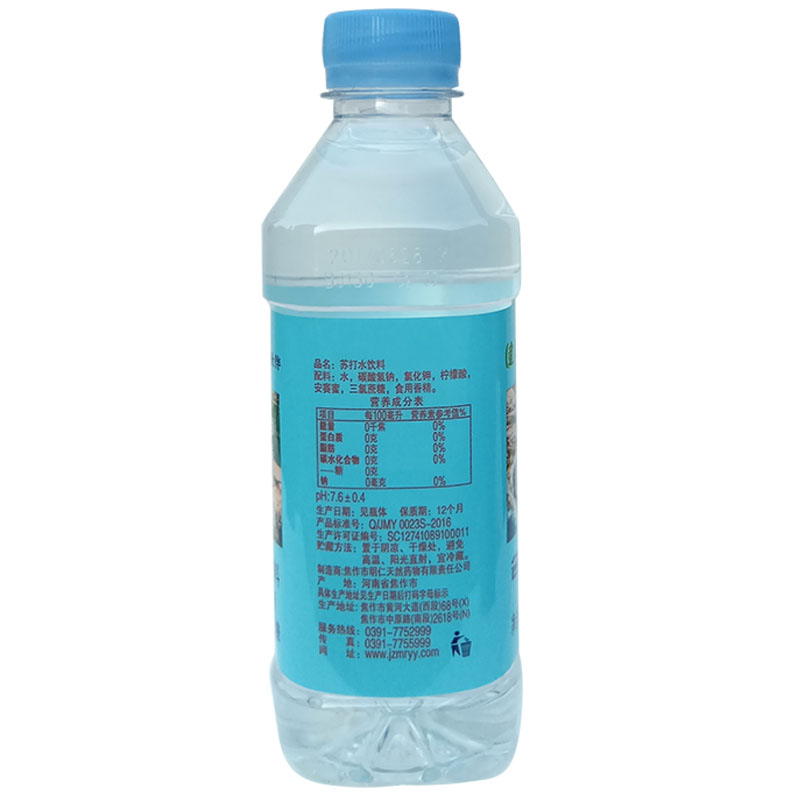 名仁375ml苏打水柠檬味