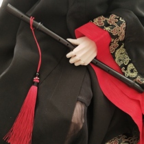 (Sleeping Home) BJD doll 3 points uncle flute costume props Black Dragon Soul 73 As70 bamboo flute