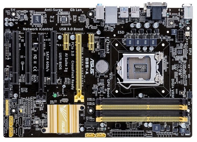 华硕b85-a b85主板 豪华大板 1150 上4590 4790 4170 超h81 z87