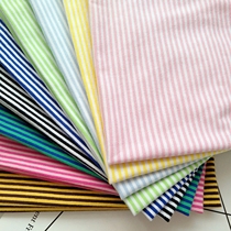 Solid color four-sided stretch knitted fabric pinstripe cotton lycra 2mm bjd small cloth Socks T-shirt fabric