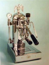 Zacconi Italian Concentrate Retro Press Bar Coffee Machine Baby Big-CHROME
