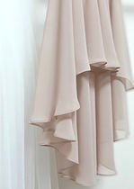 Pre) Korean sissone Ballet 180 degrees 360 degrees front short back long rehearsal skirt elastic waist