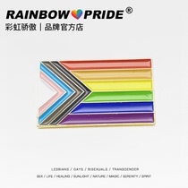 RainbowPride Rainbow Flag Alloy badge LGBTQ Medal Couple LES lesbian gay accessories jewelry