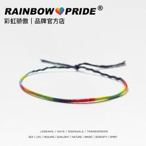 RainbowPride Handmade Six-color rainbow LGBT same-sex couple LES Lesbian jewelry jewelry GAY