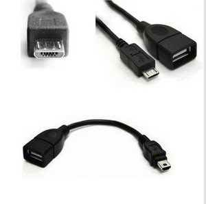 三星 索尼 小米otg数据线 V8转USB母线 T型车