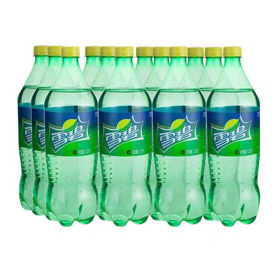 可口可乐雪碧整箱1.25升*12瓶碳酸饮料汽水组合装大瓶家庭装