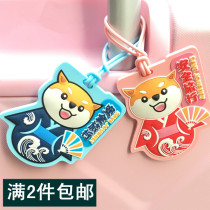 Luggage tag Boarding pass Travel luggage cartoon check-in tag identification anti-loss silicone tag tag check-in tag