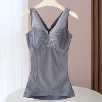 Early autumn with bra body sculpting beautiful back bra integrated vest abdomen waist waist gathered body underwear female tight base