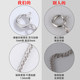 Tingxiangkai 목걸이 이중 탄성 버클 쇼팽 보험 체인 S925 스털링 실버 DIY 보석 팔찌 조절 가능한 길이 체인 매칭 Tingxiangkai 목걸이 이중 탄성 버클 쇼팽 보험 체인 S925 스털링 실버 DIY 보석 팔찌 조절 가능한 길이 체인 매칭