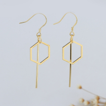 Family Xiang S925 Pure Silver Ear Ring Woman Pure Silver Temperament Ear Pendant Ear Nail Fashion Six Ear Pendant Ornament Personality Net Red