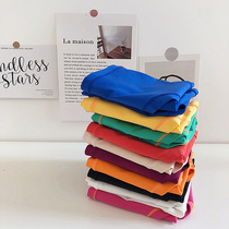 Candy color skin-friendly cotton low waist unscented underwear bag hip comfortable girl student basic breifs bottoms